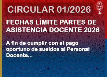Fechas límite de Presentación de Partes de Asistencia gestión 2026
